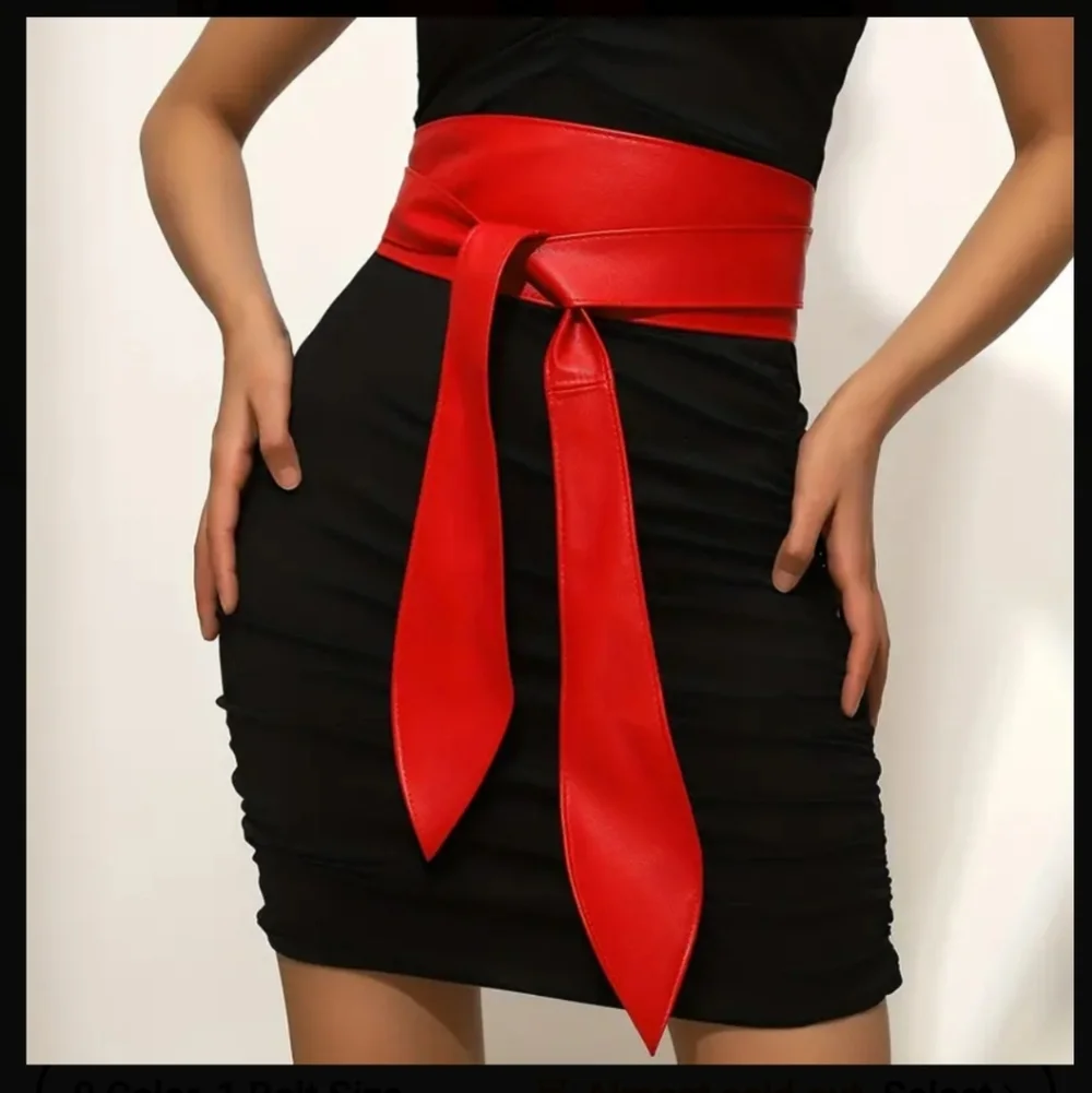 Boho Waistband/ Wide Bowknot Belt